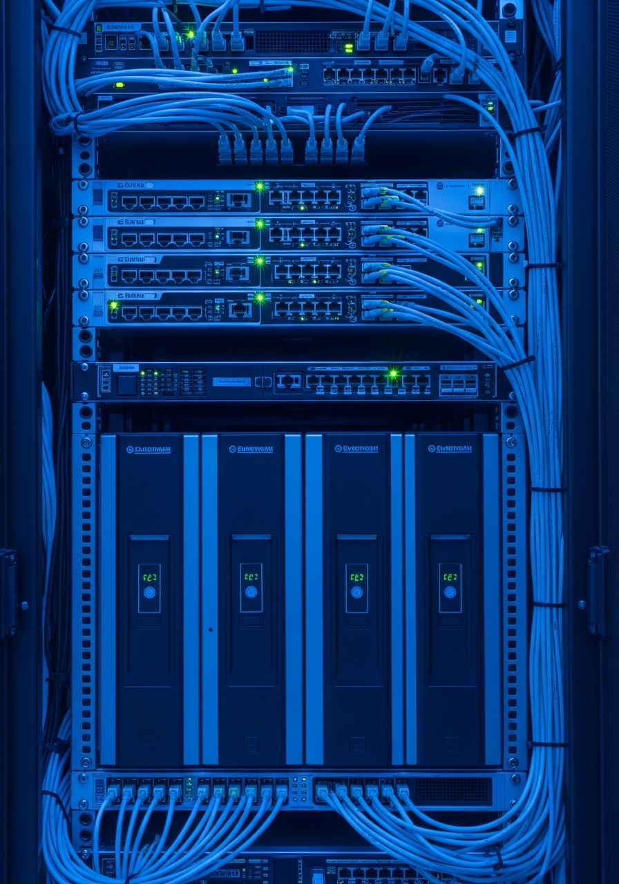 Infraestructura de red con monitoreo SNMP