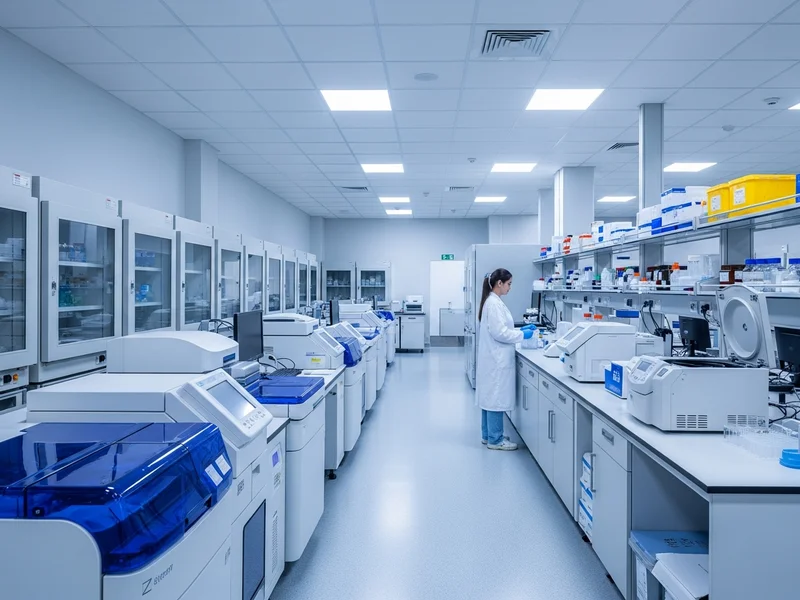 Laboratorio clínico con control ambiental preciso