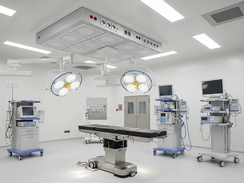 Quirófano con sistemas de climatización de precisión